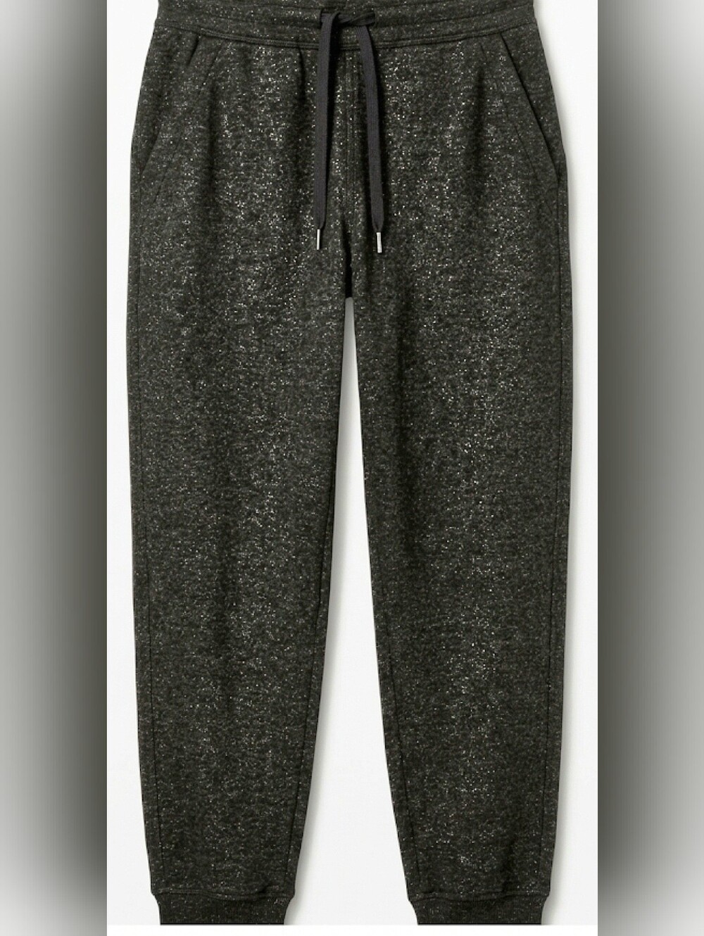 Lululemon sparkly black sweats